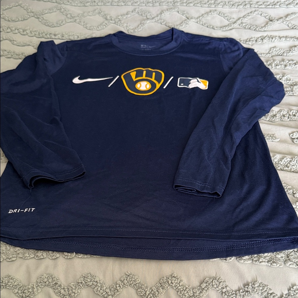 Nike MLB Navy Long Sleeve Tee
